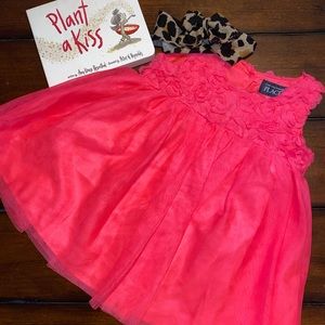Hot Pink Little Girls Easter Dress